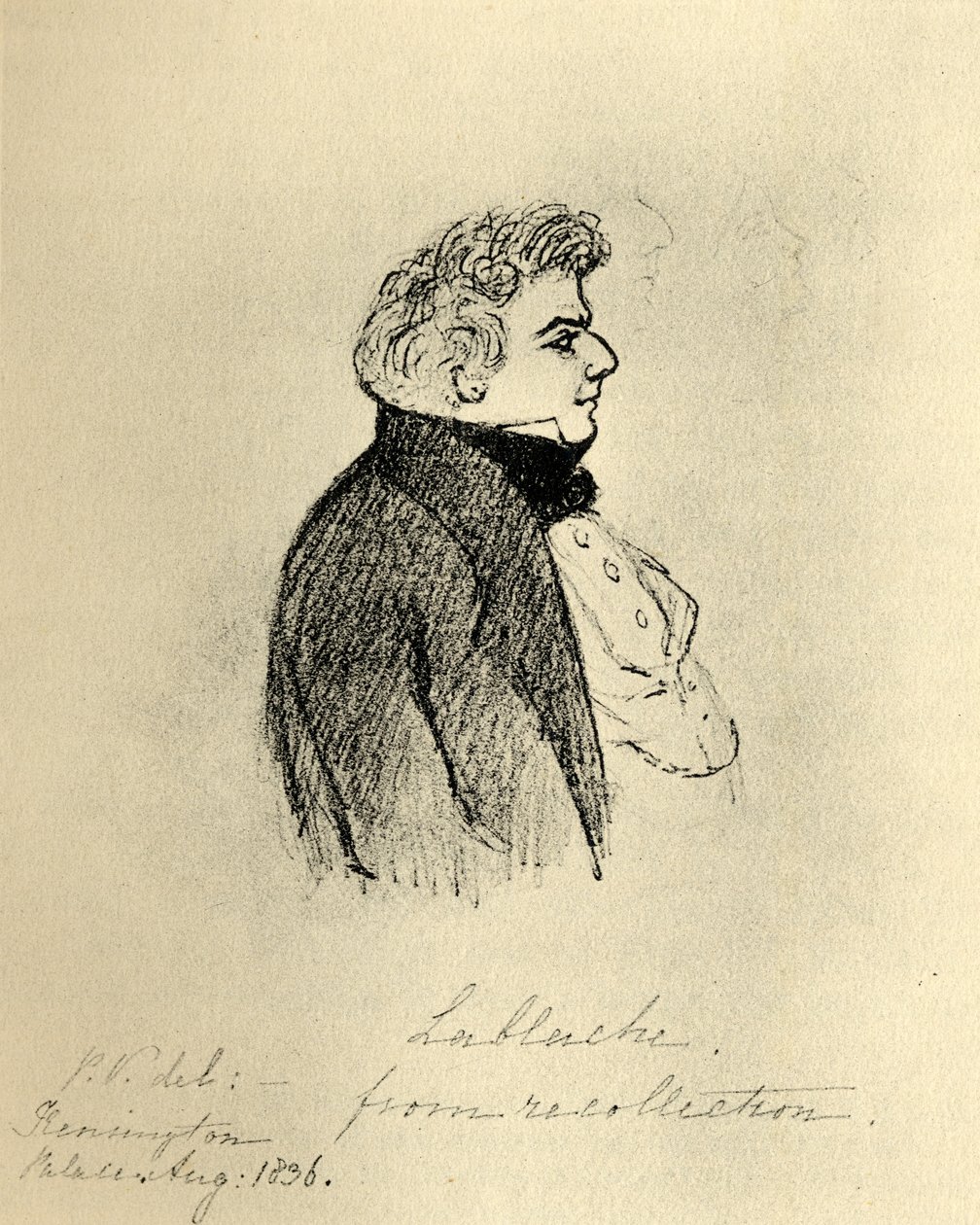 Luigi Lablache (1784-1858) (gravür) by English School
