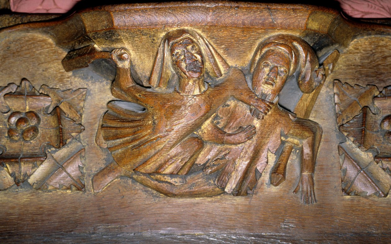 Misericord (ahşap) by English School