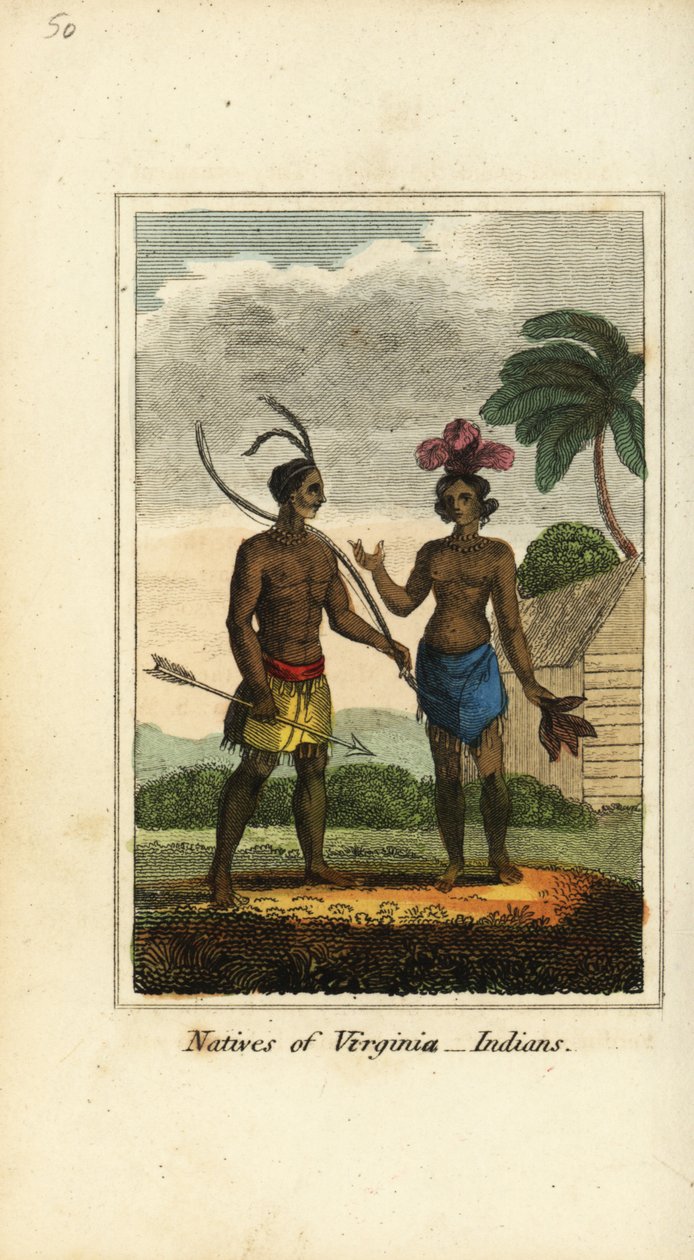 Virginia, Amerika Yerlileri by English School