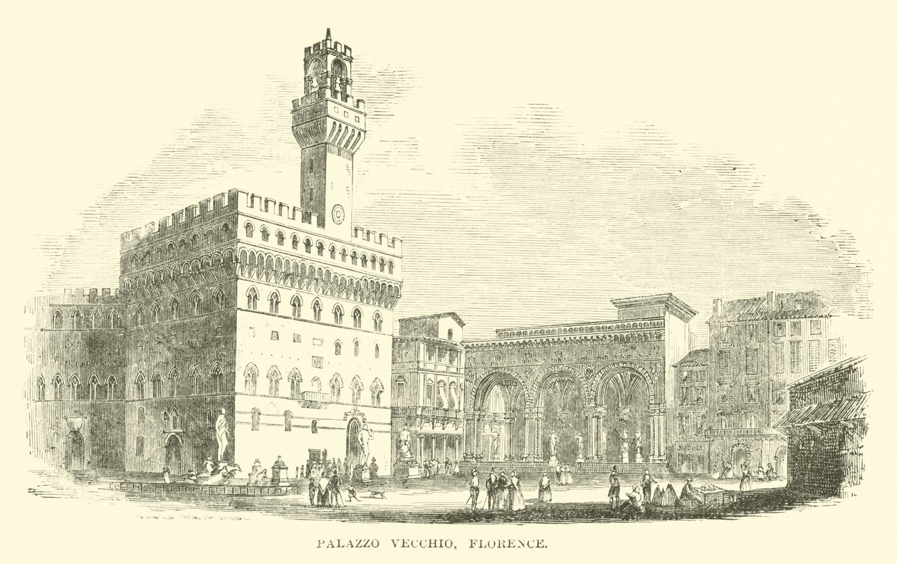 Palazzo Vecchio, Floransa by English School