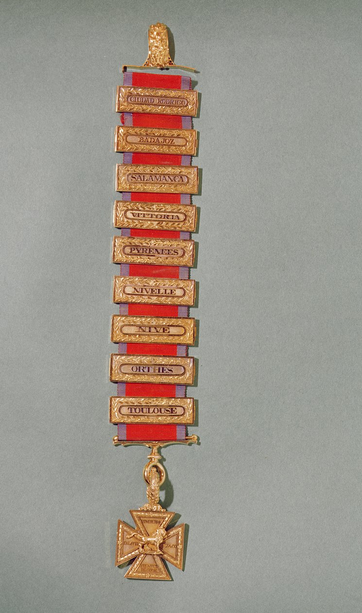 Yarımada Altın Haç, c.1813 (altın) by English School