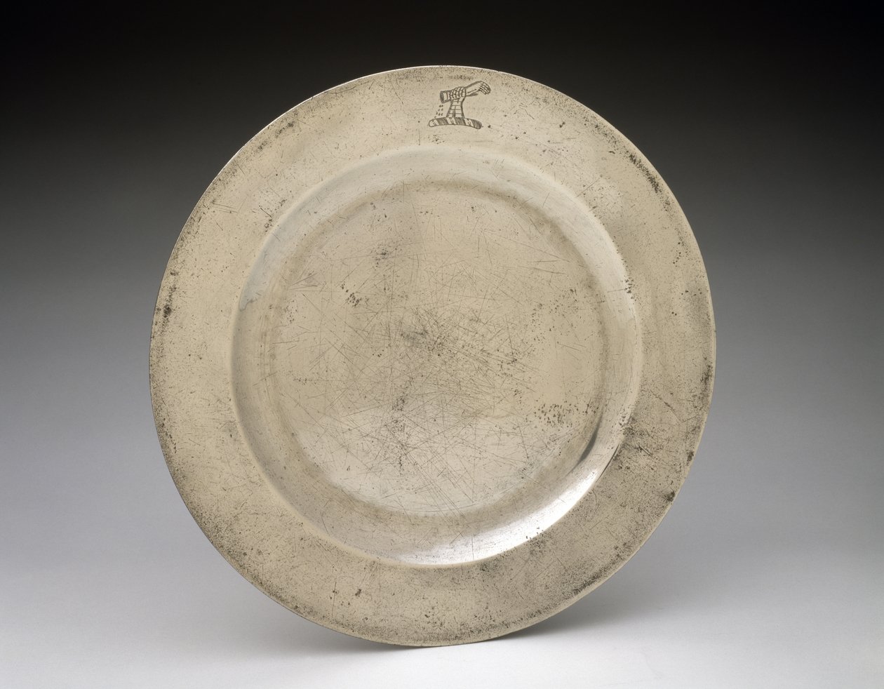 Plaka, ç. 1750 (kalay) by English School