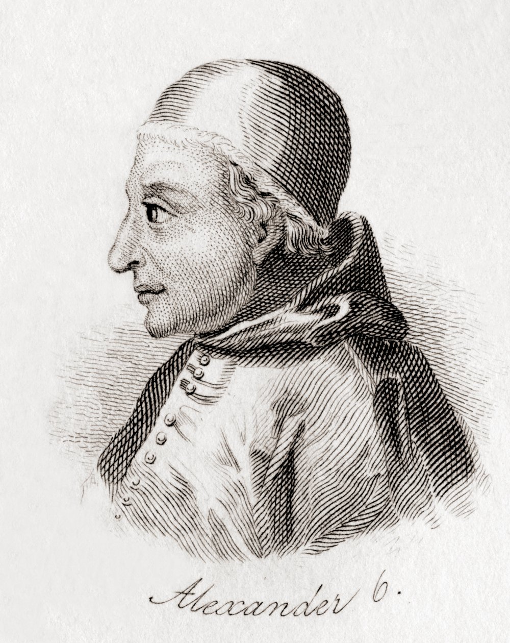 Papa Alexander VI by English School
