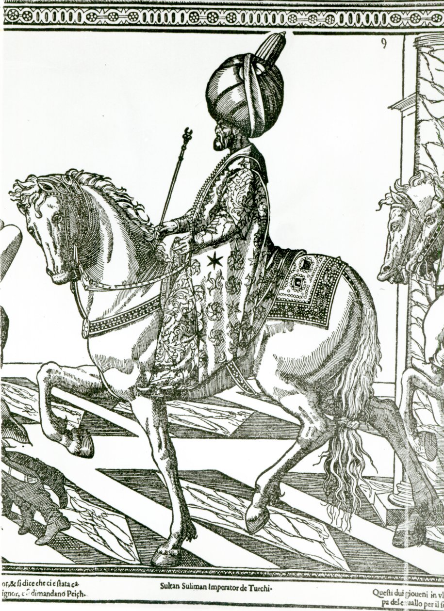 Kanuni Sultan Süleyman portresi (gravür) by English School