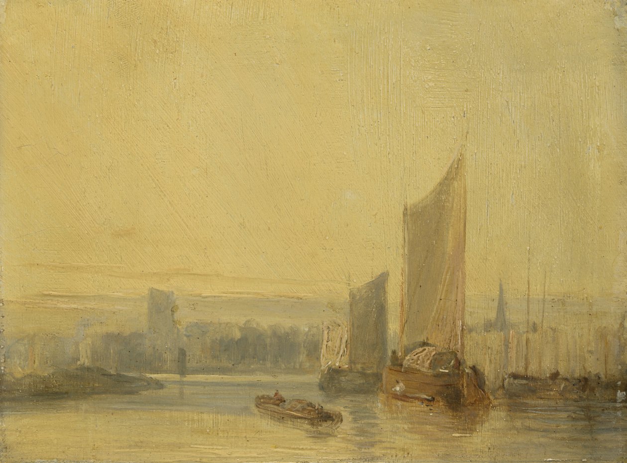 Nehir Sahnesi, Rouen by English School