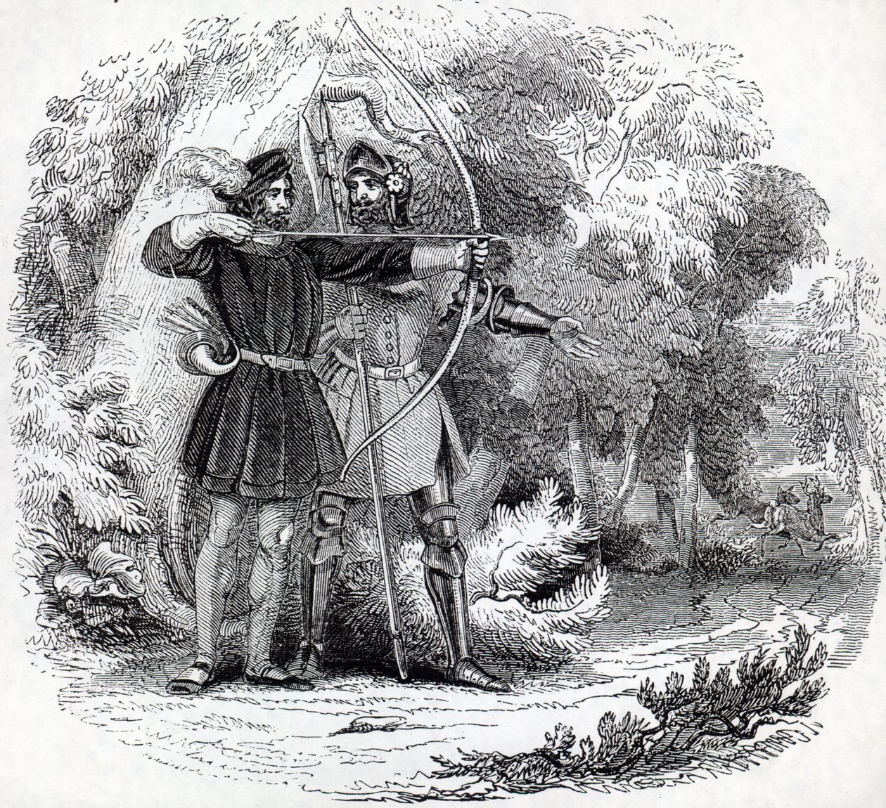 Robin Hood ve Küçük John by English School