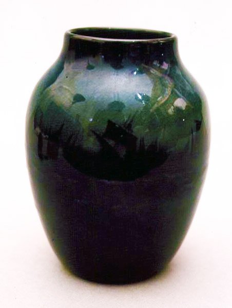 ರೂಕ್‌ವುಡ್ ಹೂದಾನಿ, c.1890 (ಸೆರಾಮಿಕ್) ಟರ್ಕ್ by English School