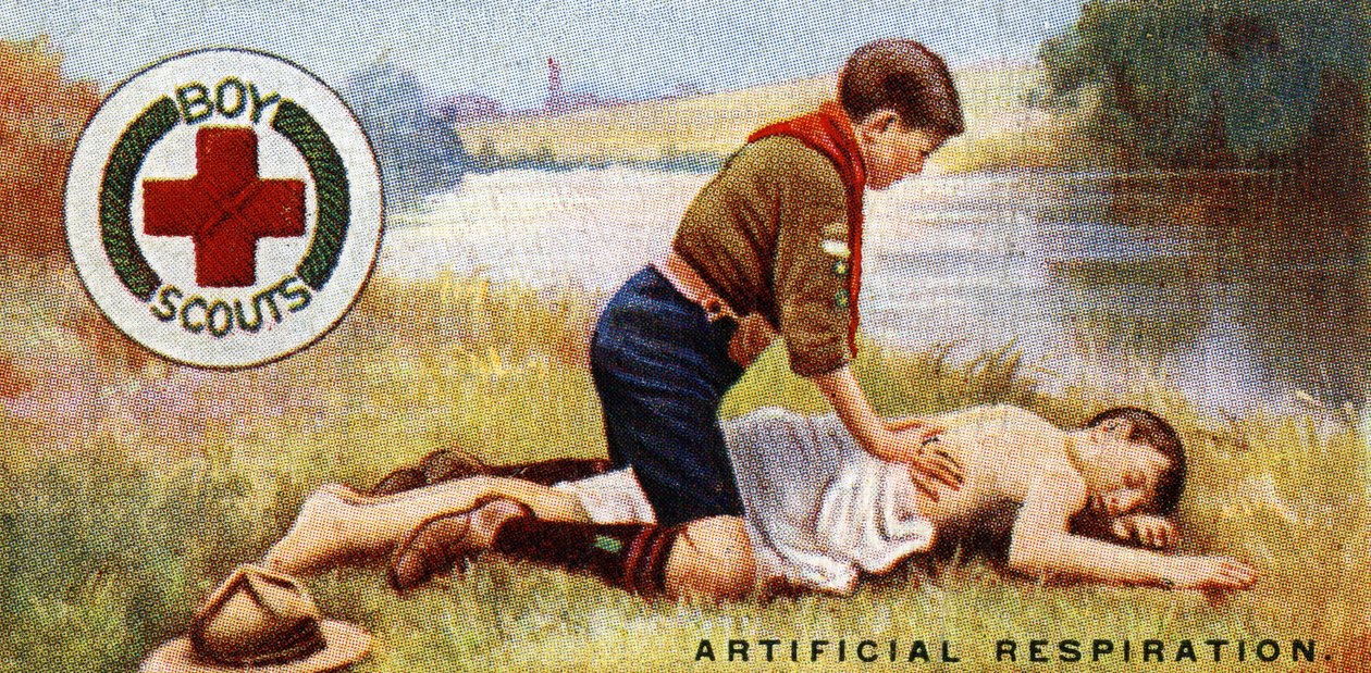 İzci İlk Yardım Rozeti, 1929 by English School