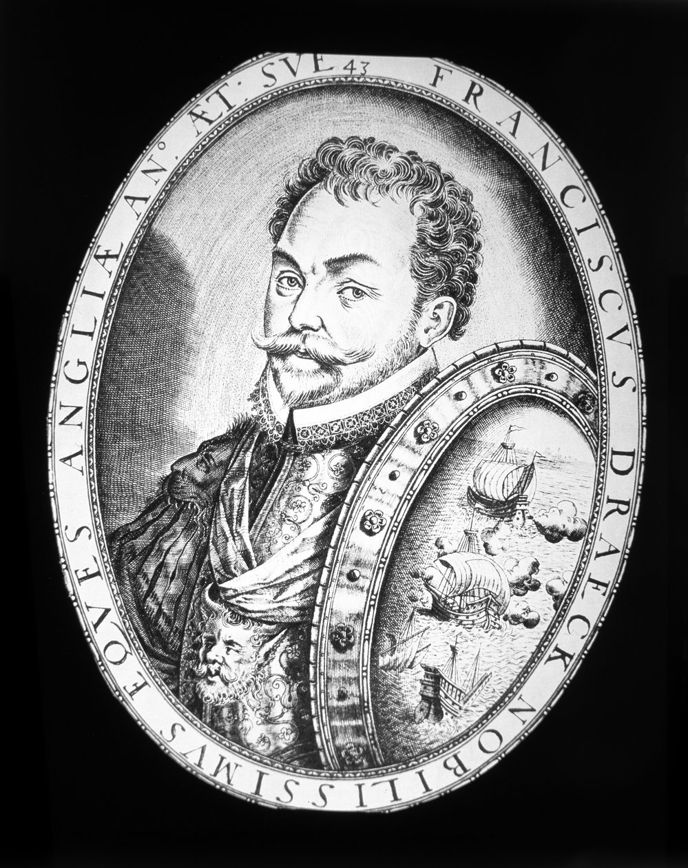 Sir Francis Drake (gravür) by English School