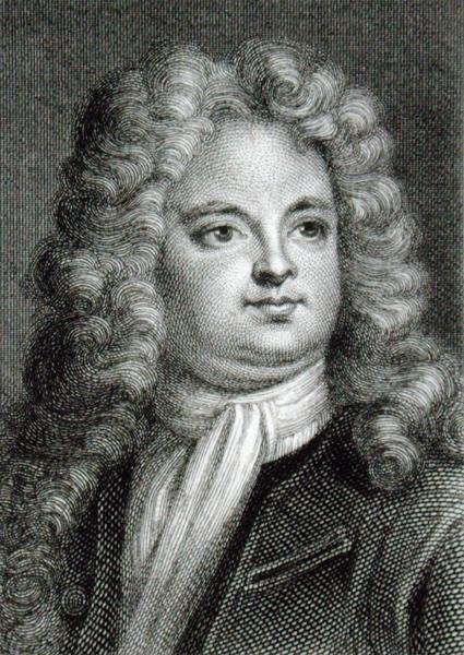 Sir Richard Steele (1672-1729) (gravür) by English School