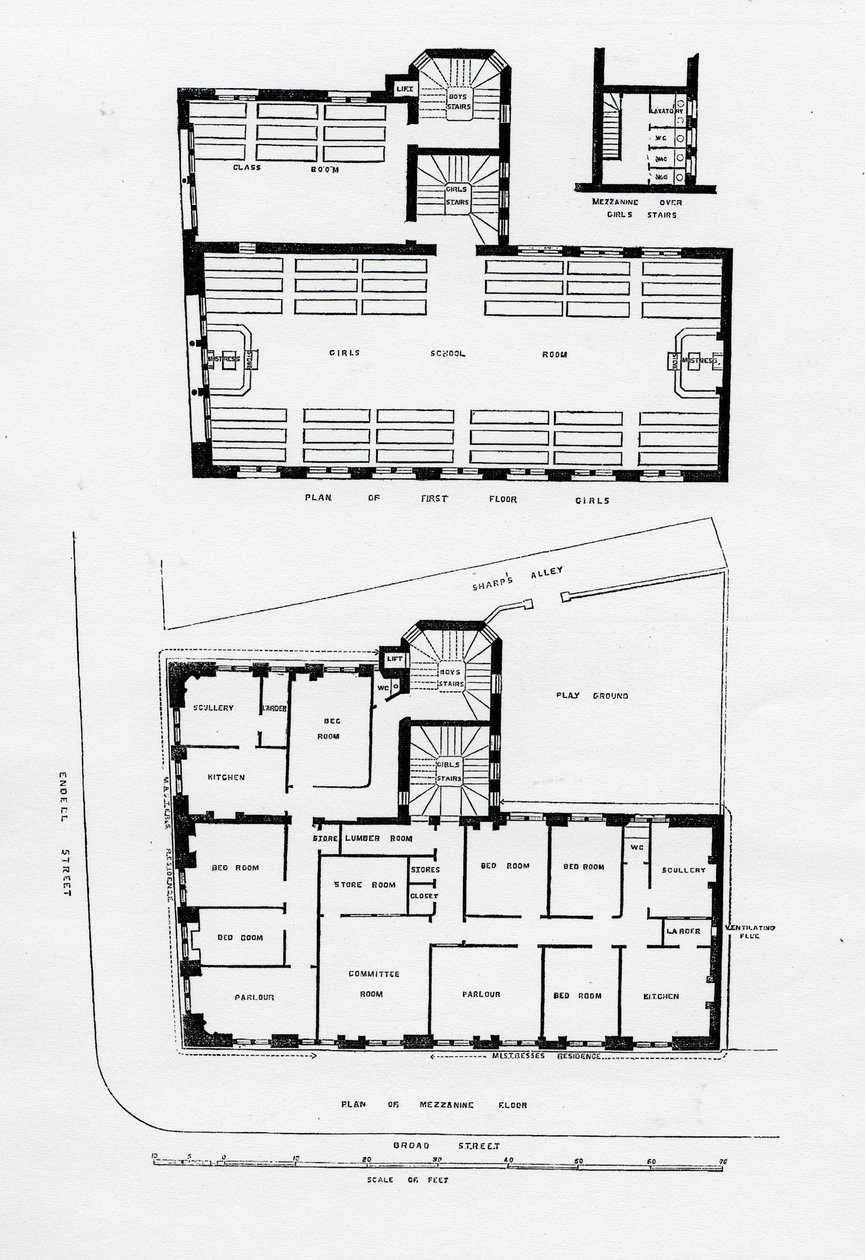 St Giles Okulları Endell Caddesi by English School