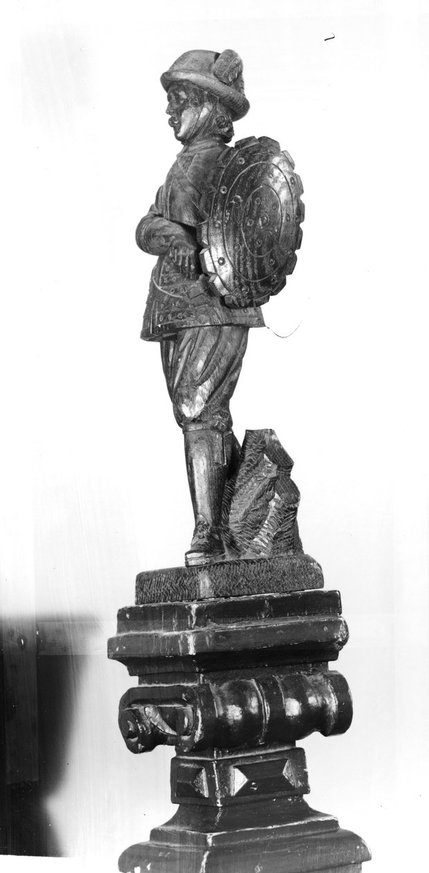 Targetteer, 1638 (oyulmuş ahşap) by English School