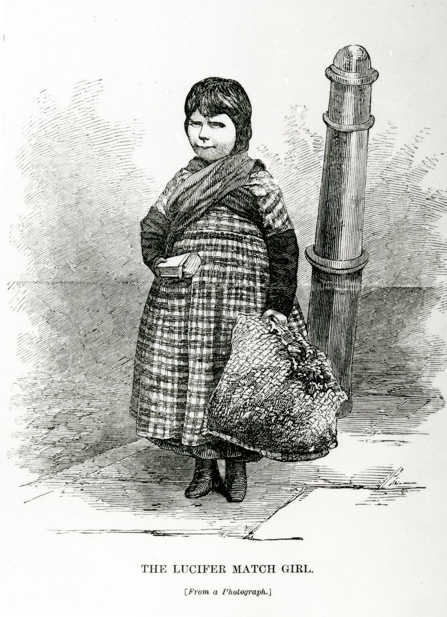 Lucifer Kibritçi Kız, c.1840 by English School
