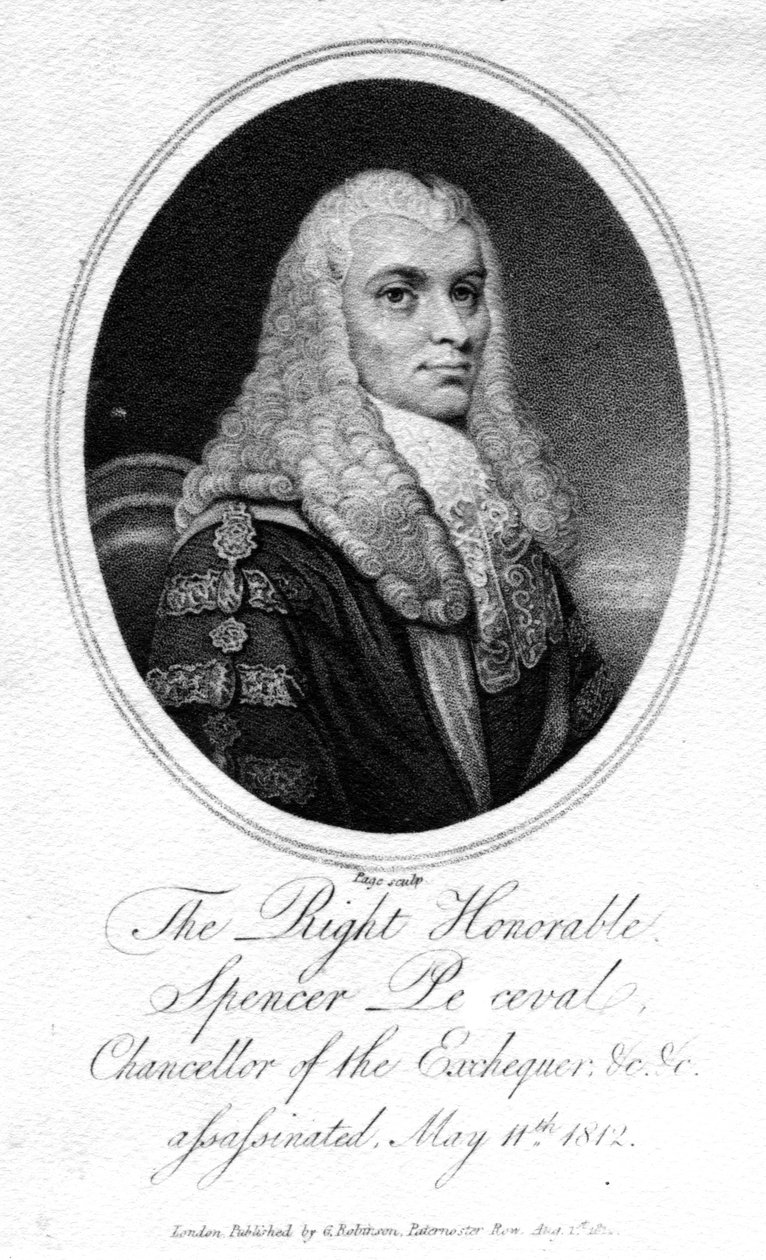 Çok Saygıdeğer Spencer Perceval, 1812 by English School