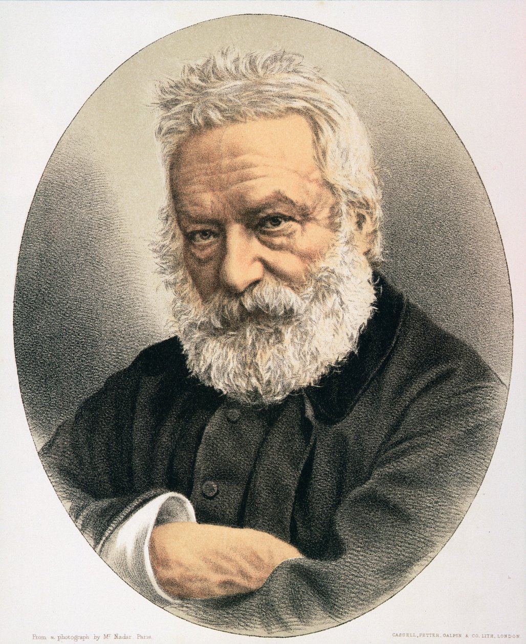 Victor Marie Hugo (1802-85) by English School