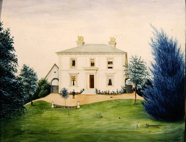 Bir kır villasının görünümü by English School