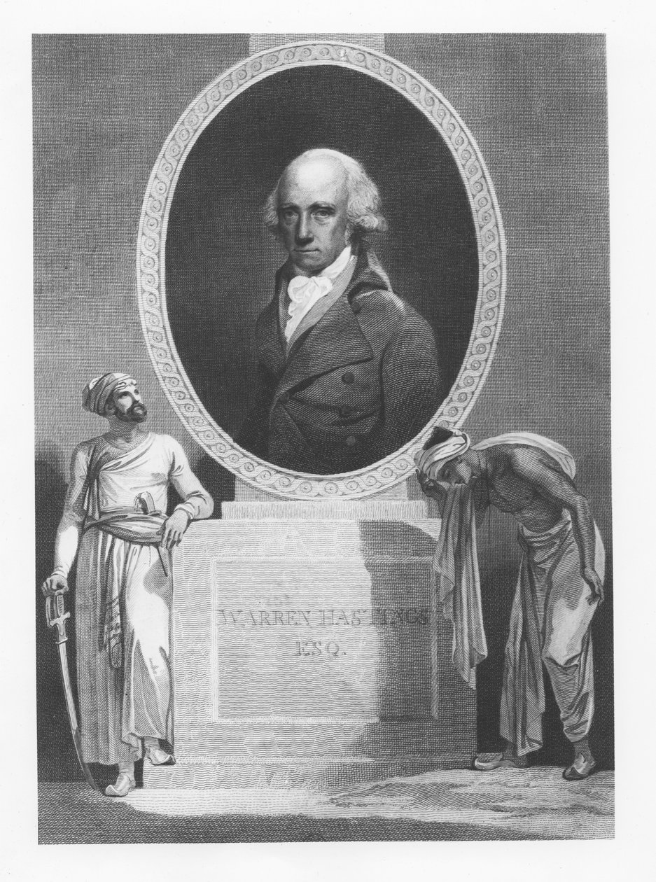 Warren Hastings (gravür) by English School