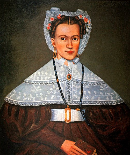Bayan Pearce, c.1835 (gemide yağ) by Erastus Salisbury Field