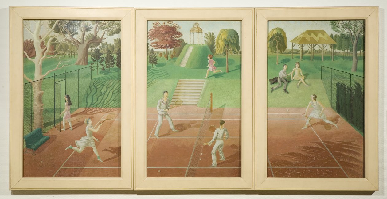 Tenis by Eric Ravilious