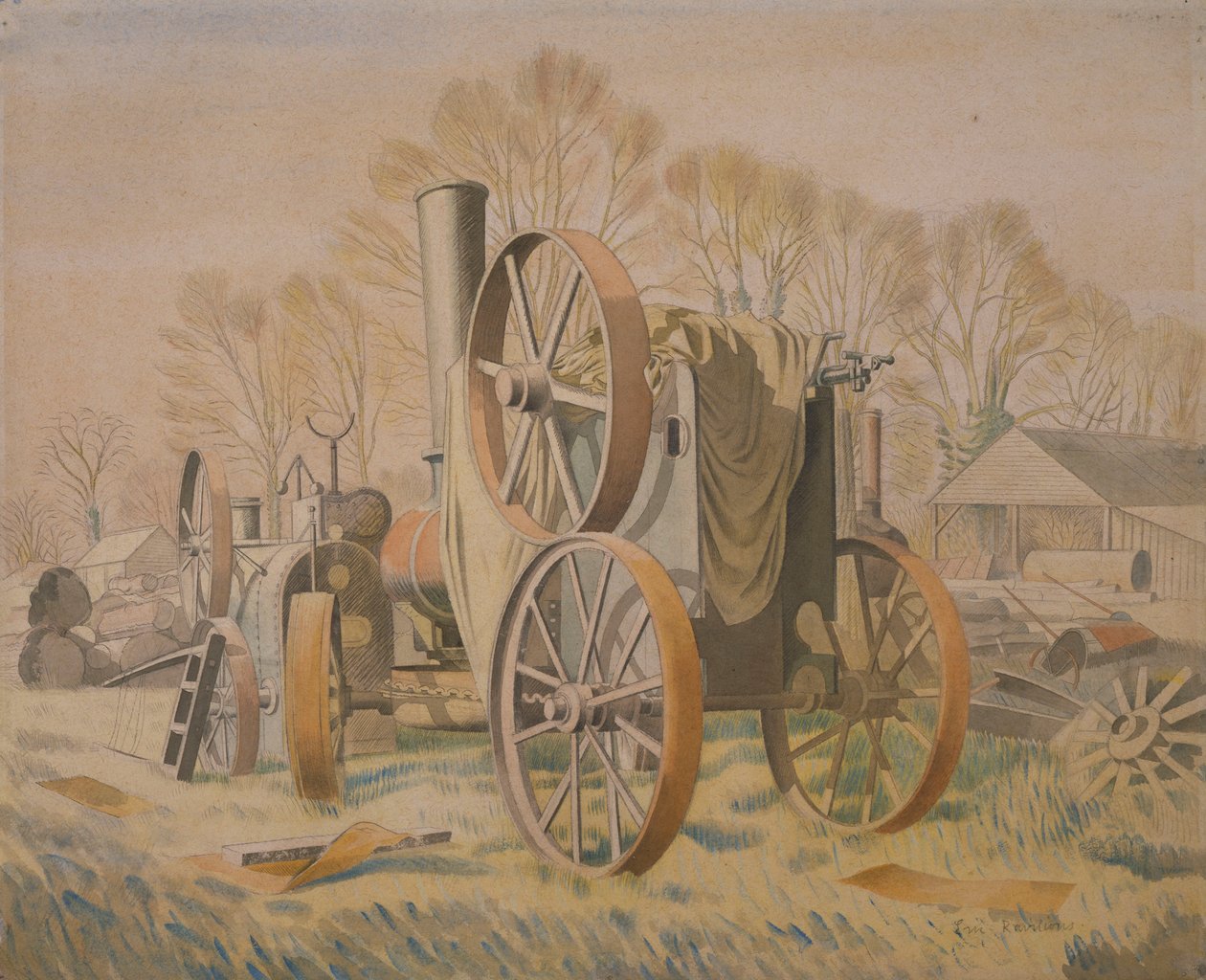 Traktör, 1933 by Eric Ravilious