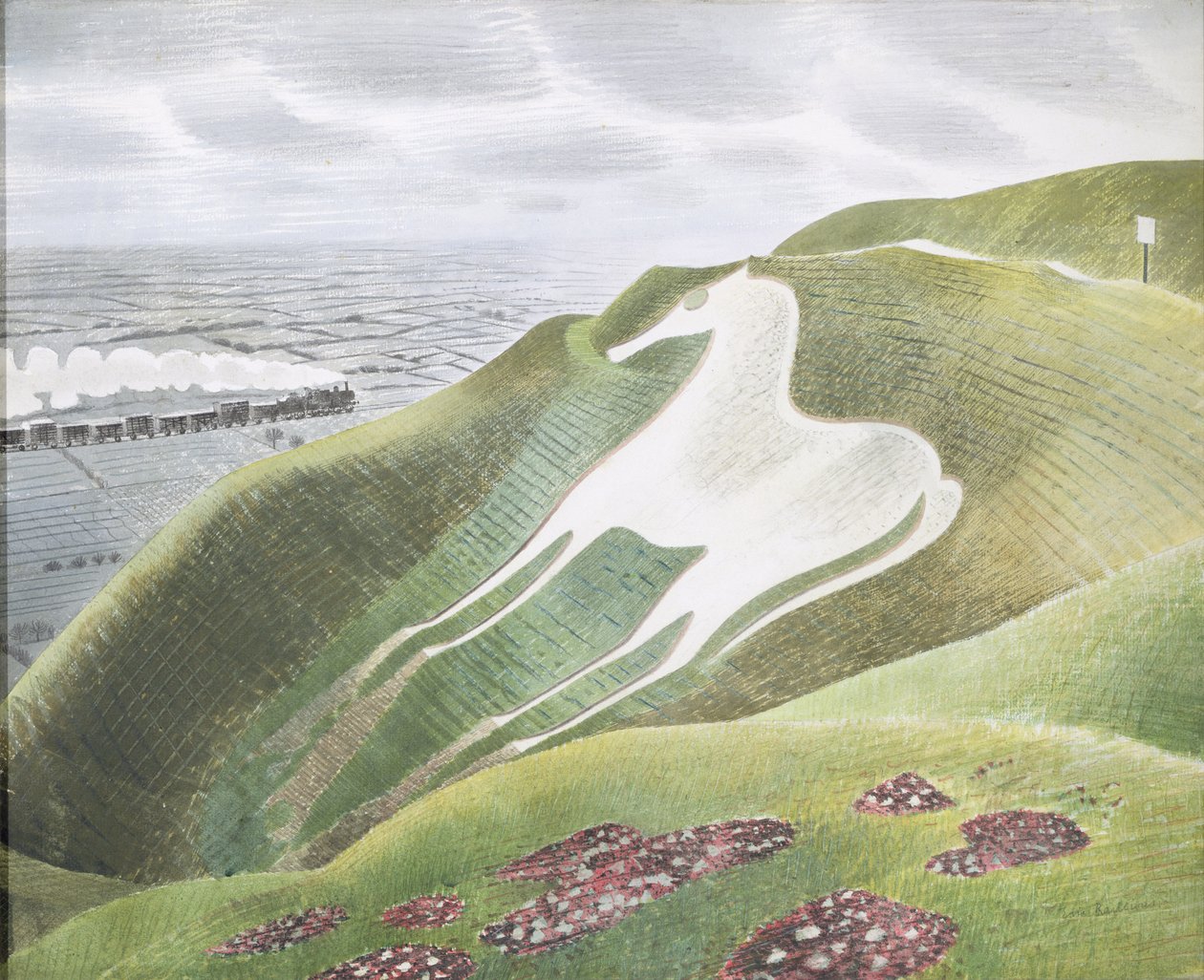 Westbury Atı by Eric Ravilious