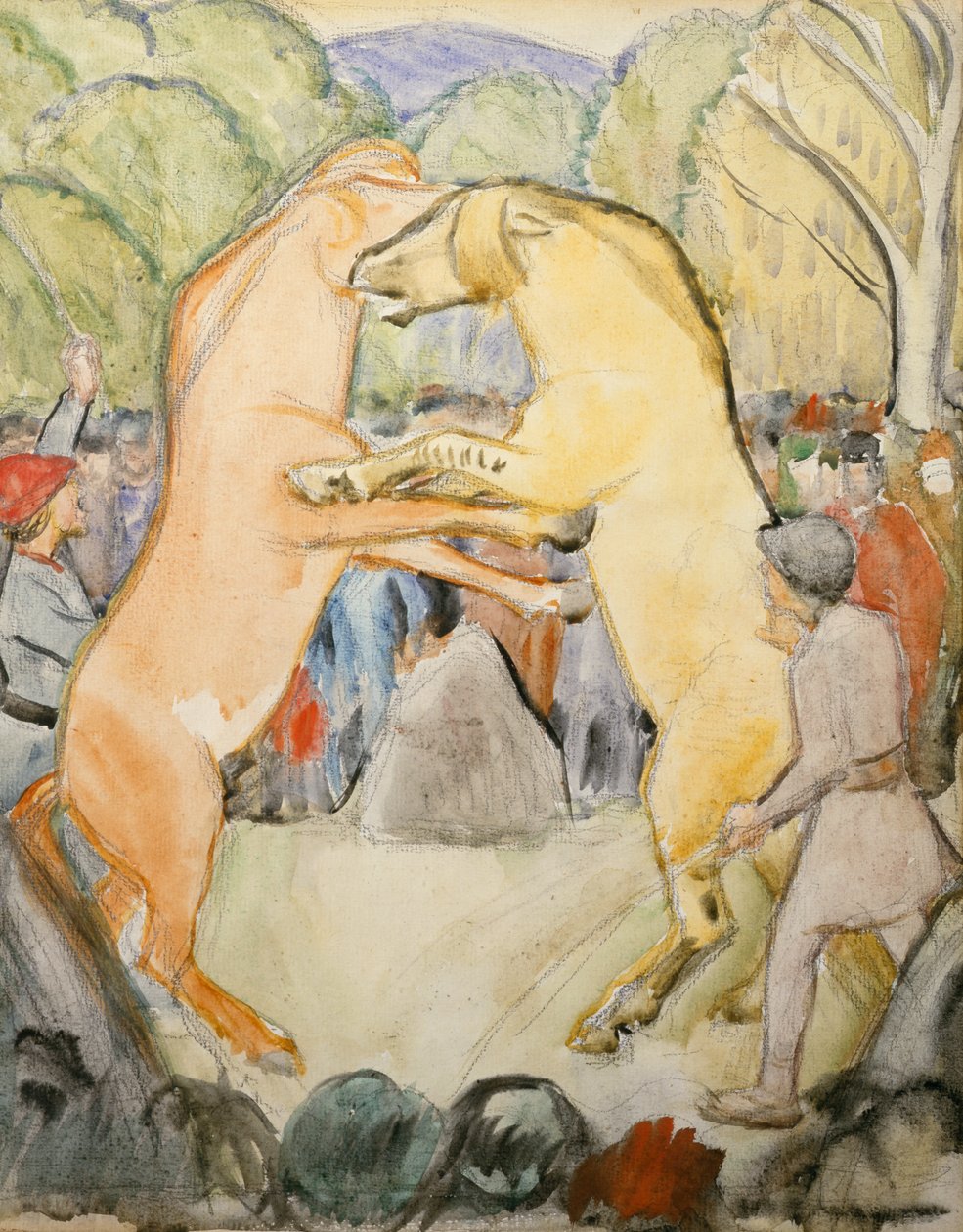 at dövüşü by Erik Theodor Werenskiold