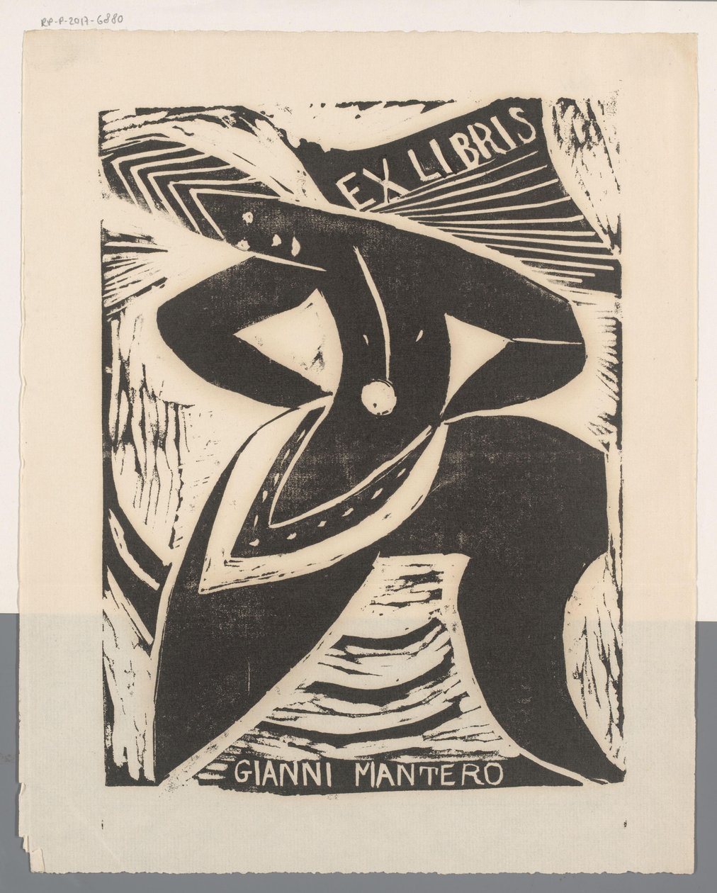 Ekslibris van Gianni Mantero by Erna Levy Friedländer