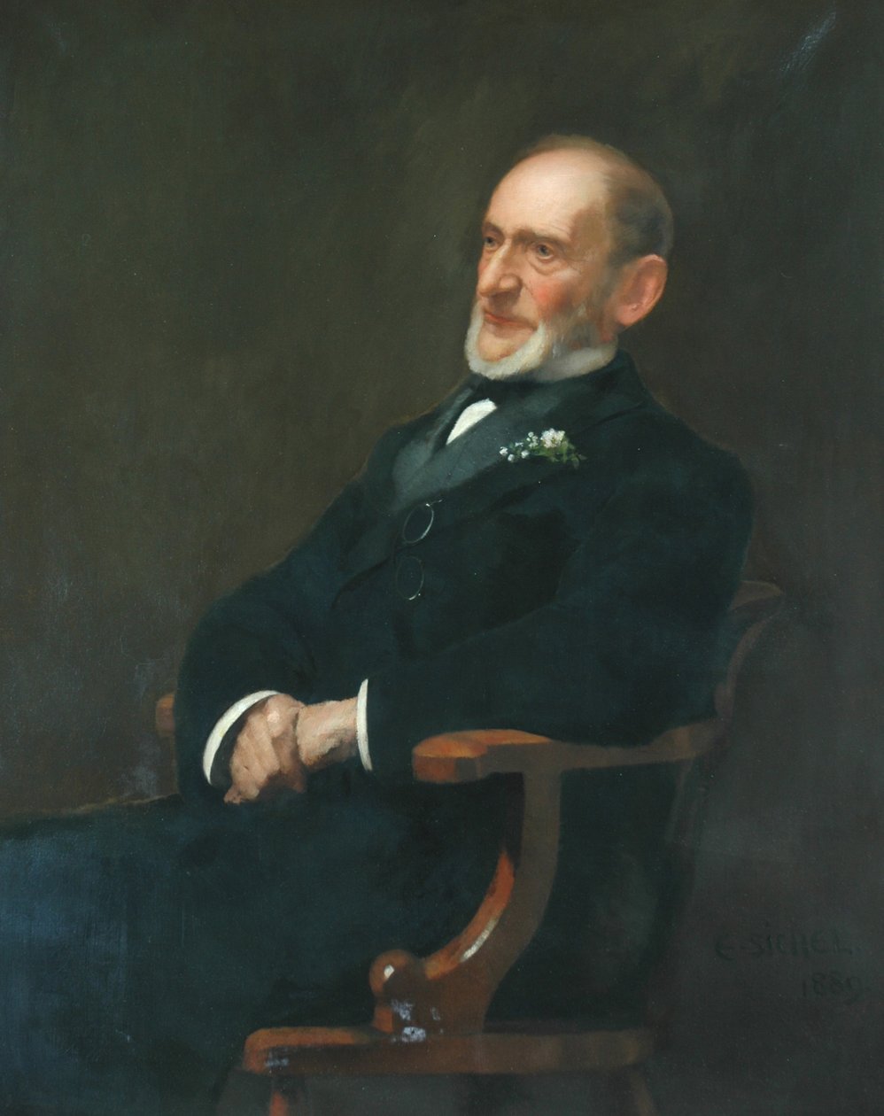 ಸರ್ ಜಾಕೋಬ್ ಬೆಹ್ರೆನ್ಸ್, 1889 ಟರ್ಕಿ by Ernest Leopold Sichel