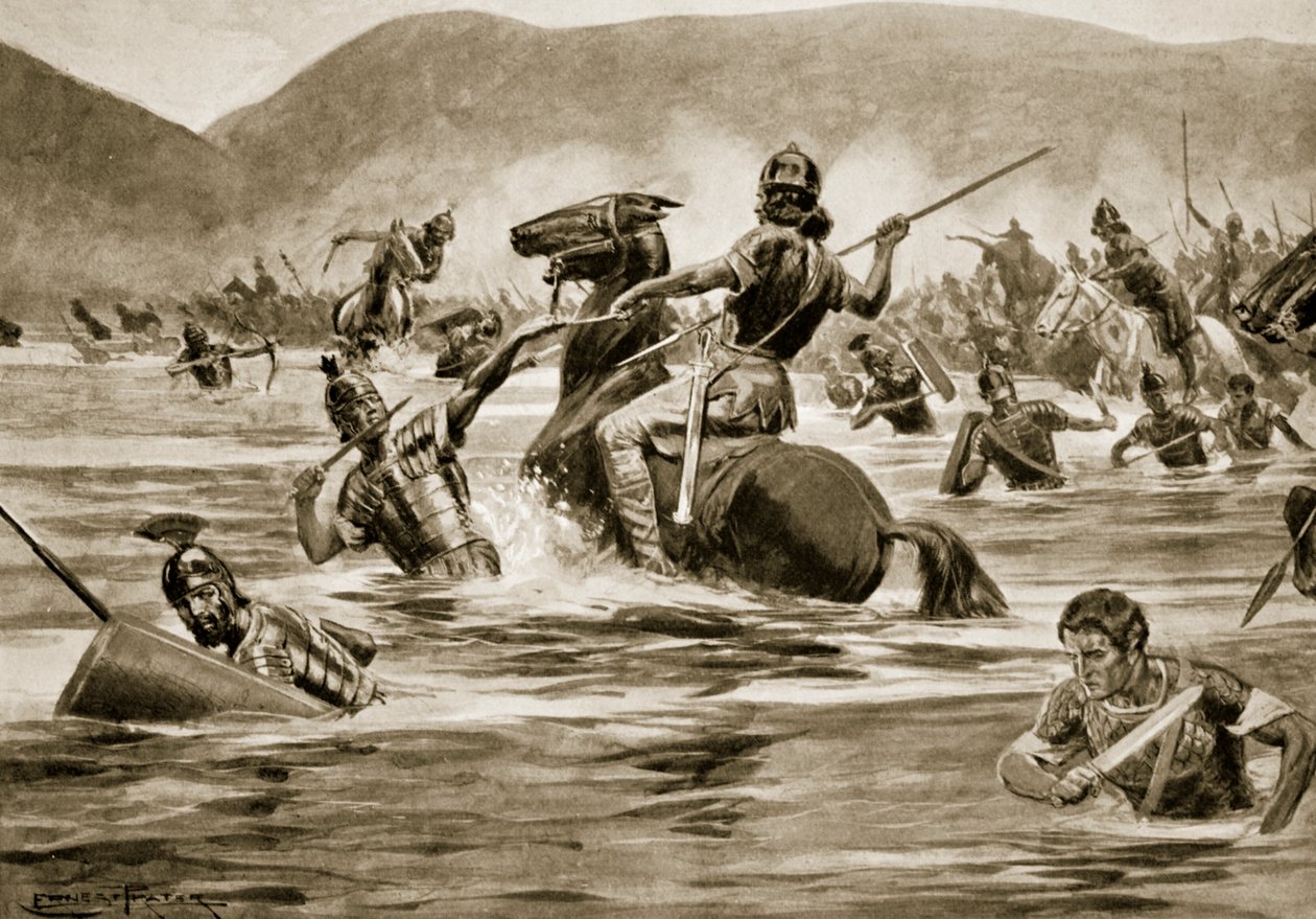 217 B.C. ಟ್ರಾಸಿಮಿನ್ ಸರೋವರದ ಕದನ ಟರ್ಕಿ by Ernest Prater