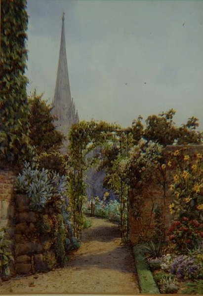 Bir Salisbury Bahçesi by Ernest Arthur Rowe