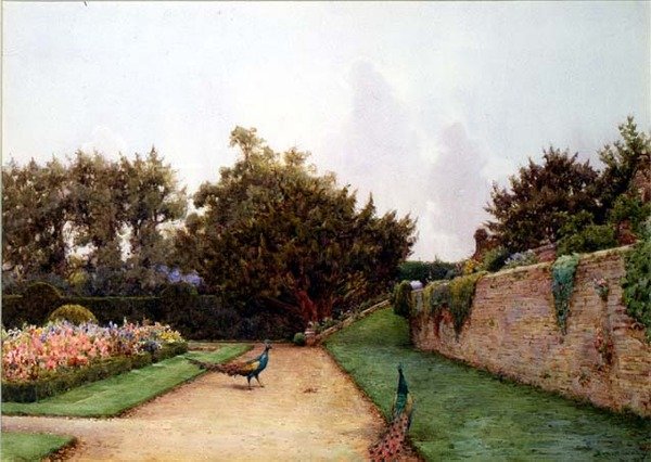 Terasın Altında, Penshurst, Kent by Ernest Arthur Rowe