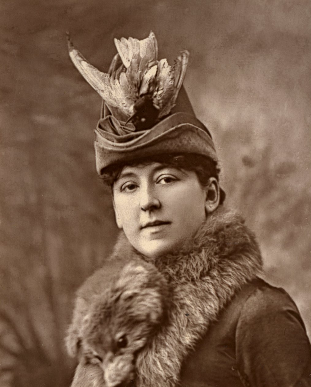 Amy Roselle, İngiliz aktris, 1887 by Ernest Barraud