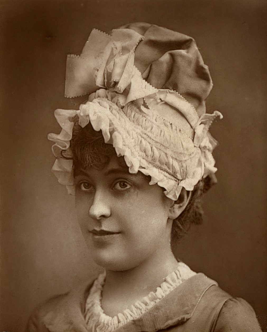 Geraldine Ulmar, Amerikalı şarkıcı ve oyuncu, 1887 by Ernest Barraud