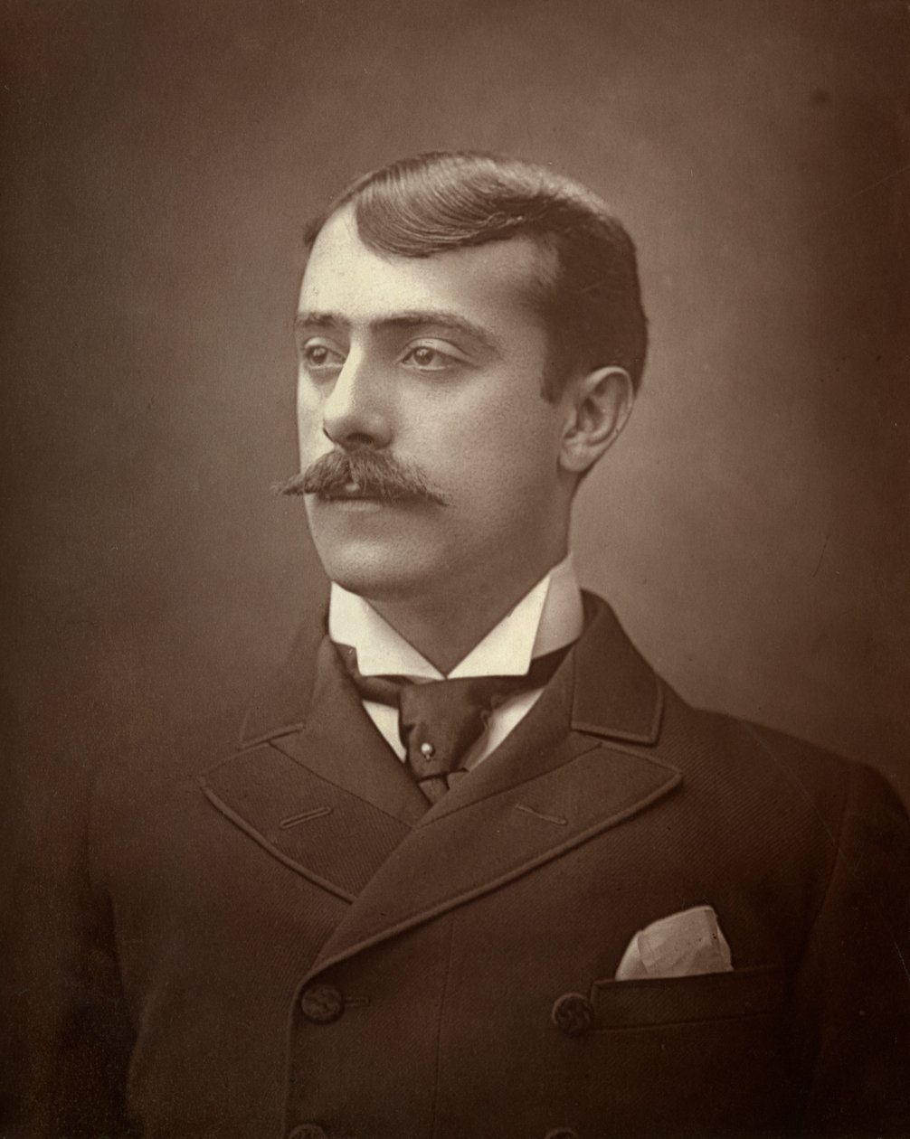 Laurence Cautley, İngiliz aktör, 1887 by Ernest Barraud