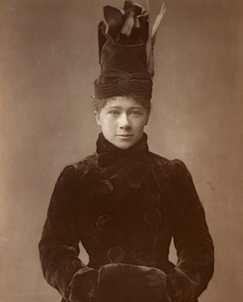 Marie Tempest, İngiliz aktris ve şarkıcı, 1888. by Ernest Barraud