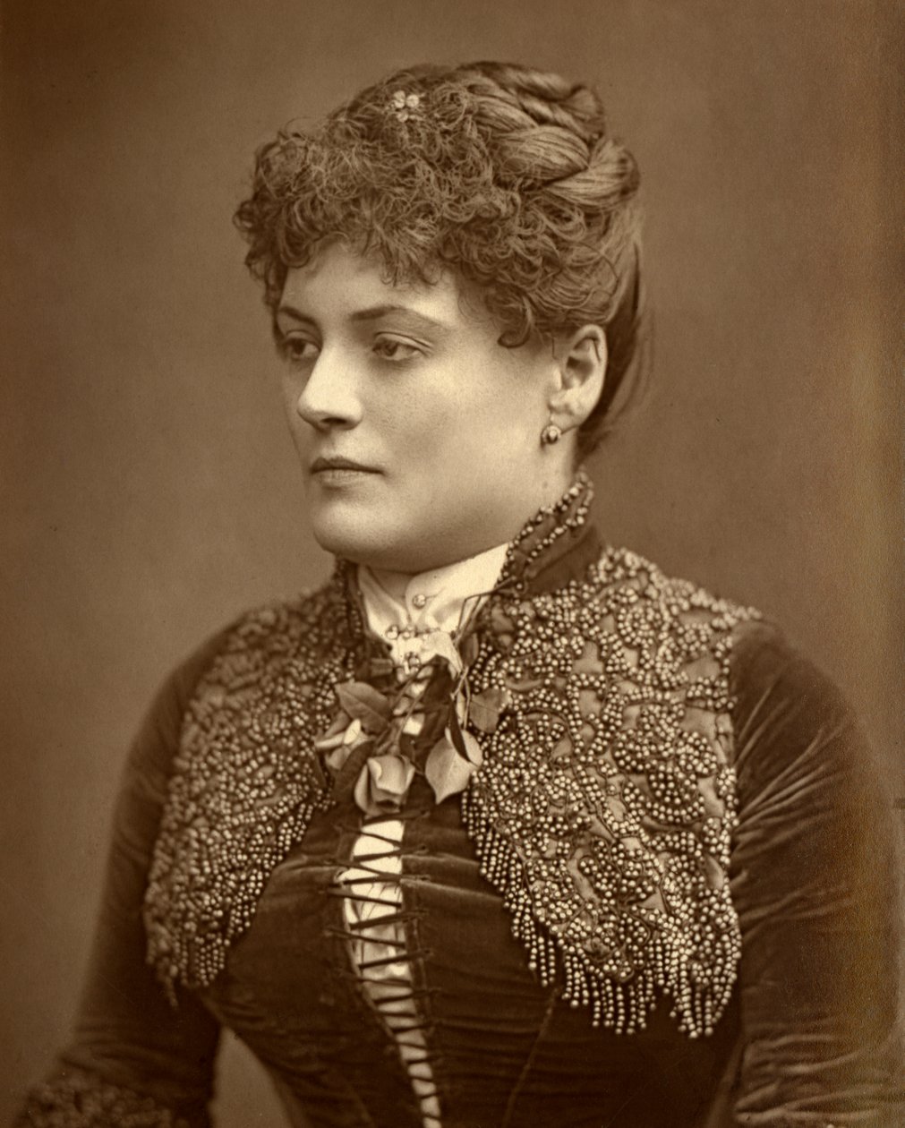 Sophie Eyre, İngiliz aktris, 1887. by Ernest Barraud