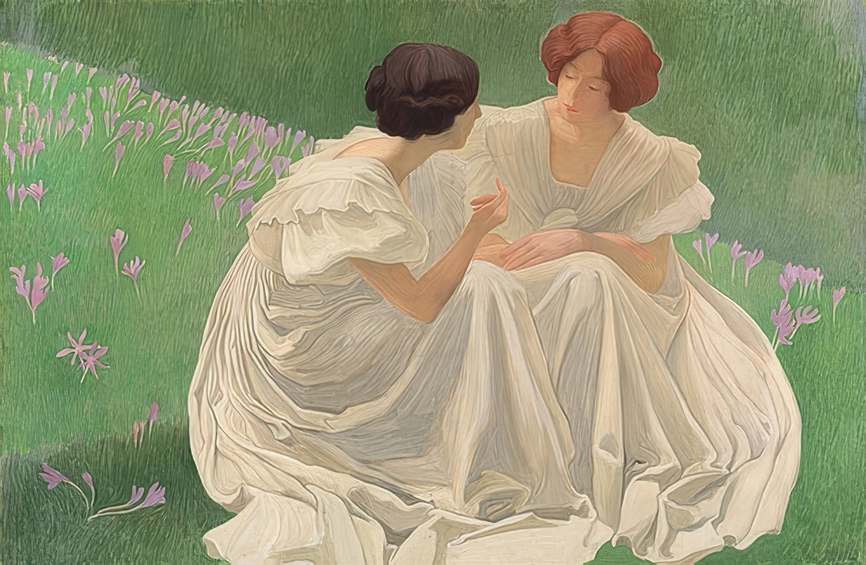 İki beyaz (Les Deux Blanches). 1898 by Ernest Bieler