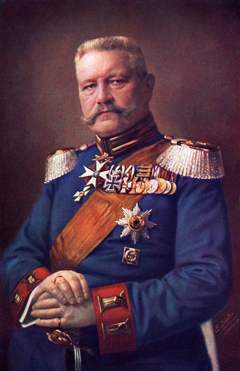 Paul Von Hindenburg by Ernest Bieler