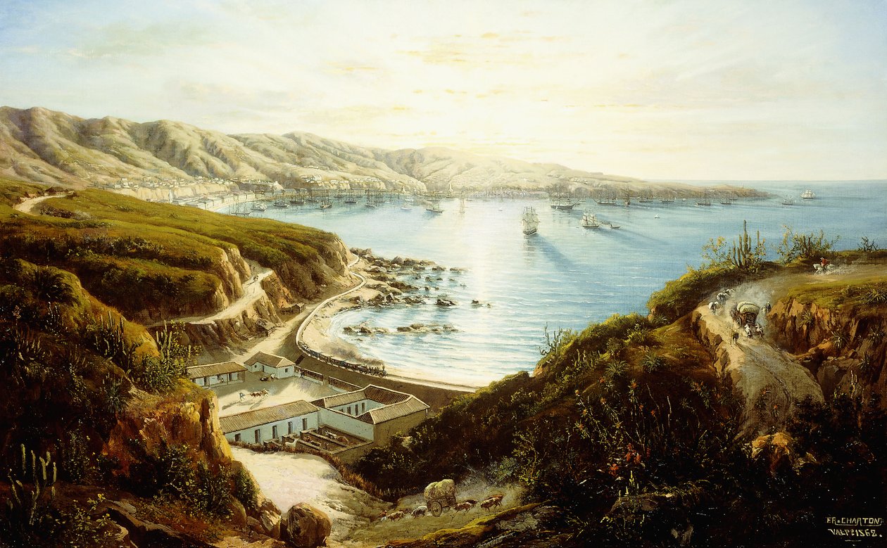 Valparaiso, 1862 by Ernest Charton
