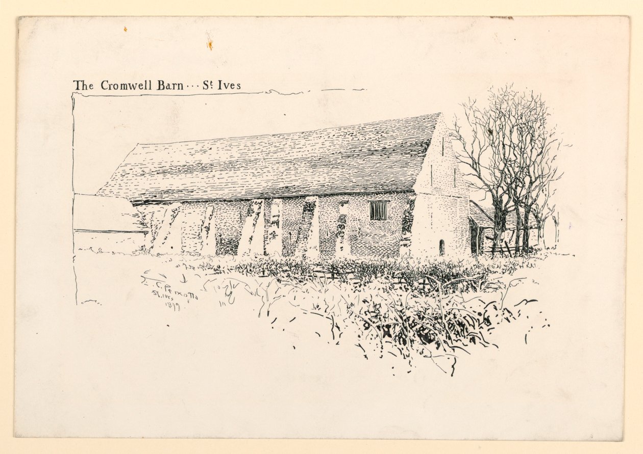 Cromwell Barn, St. Ives by Ernest Clifford Peixotto