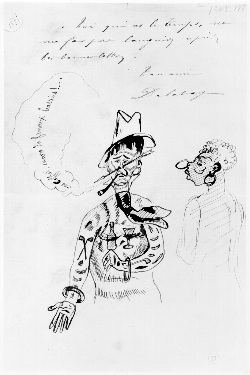 Arthur Rimbaud (1854-91) bir Caffre olarak, 1877 by Ernest Delahaye