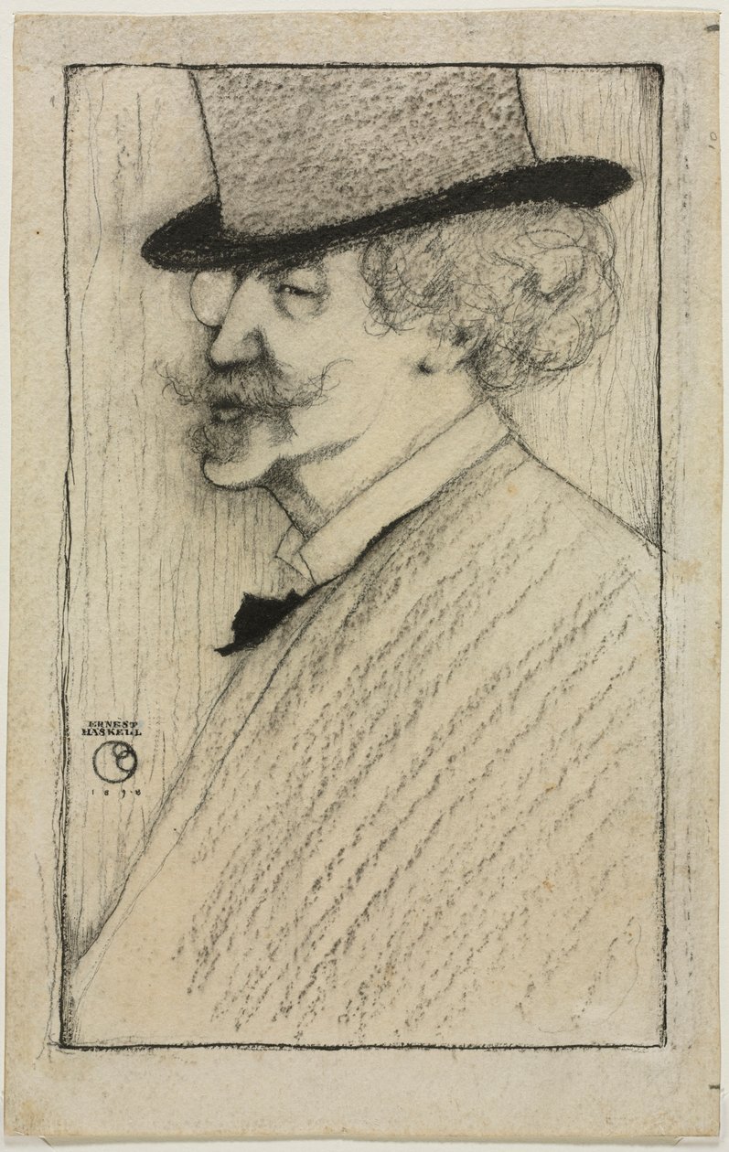 James McNeill Whistler, 1898. by Ernest Haskell