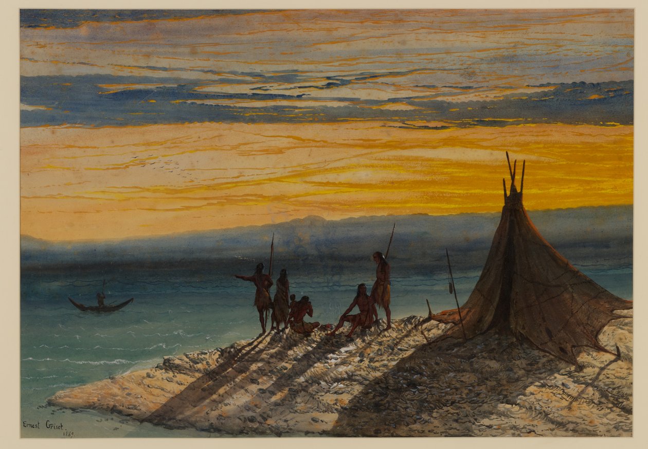 Tarih Öncesi Manzara, 1869 by Ernest Henry Griset