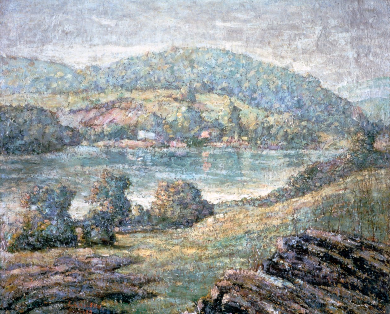 Sabah Işığı, Nehir Vadisi, Connecticut, 1919 by Ernest Lawson