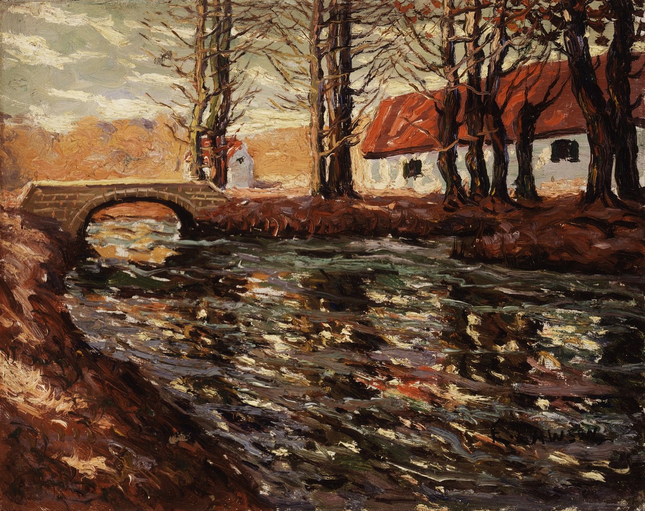 Nehir Manzarası, c.1920 by Ernest Lawson