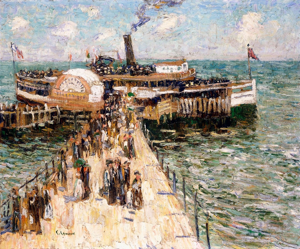 Gezi Teknesi by Ernest Lawson