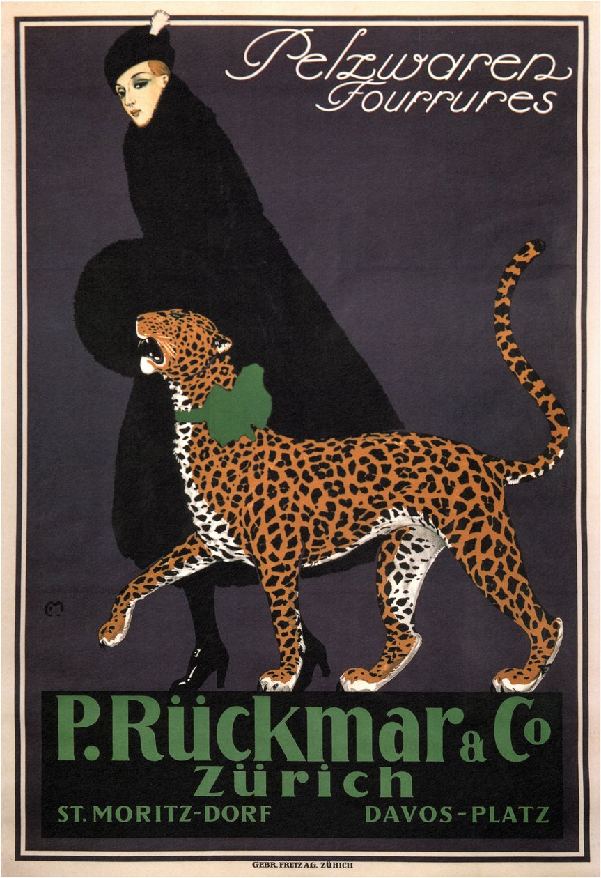 Kürk ürünleri P. Rückmar & Co, c. 1910 by Ernest Montaut