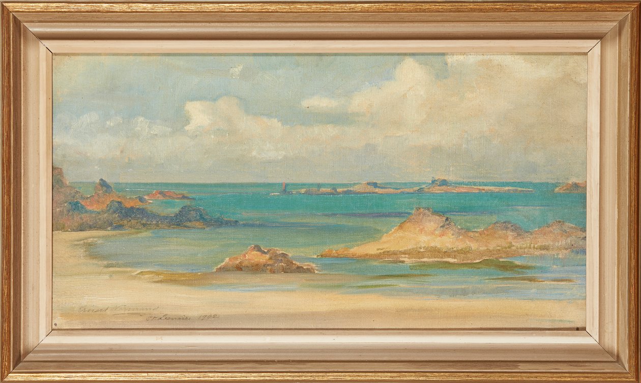 Aziz Lunaire (tuval üzerine yağlı boya) by Ernest Normand