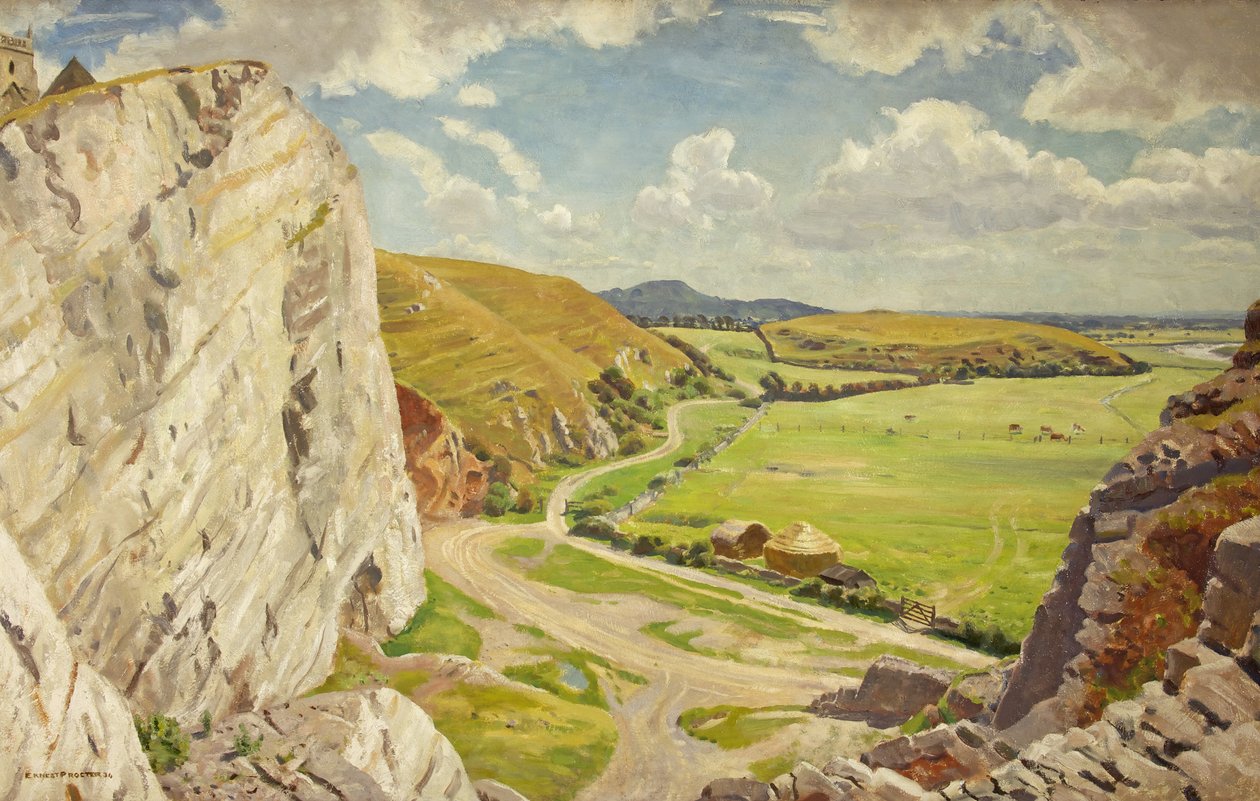 Kuzeyden yokuş yukarı by Ernest Procter
