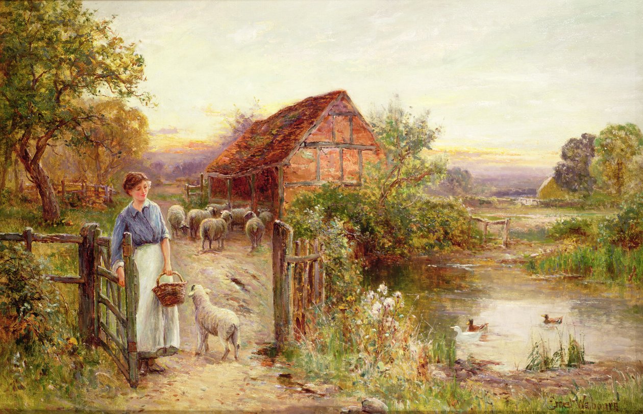 Koyunları Eve Getirmek by Ernest Walbourn